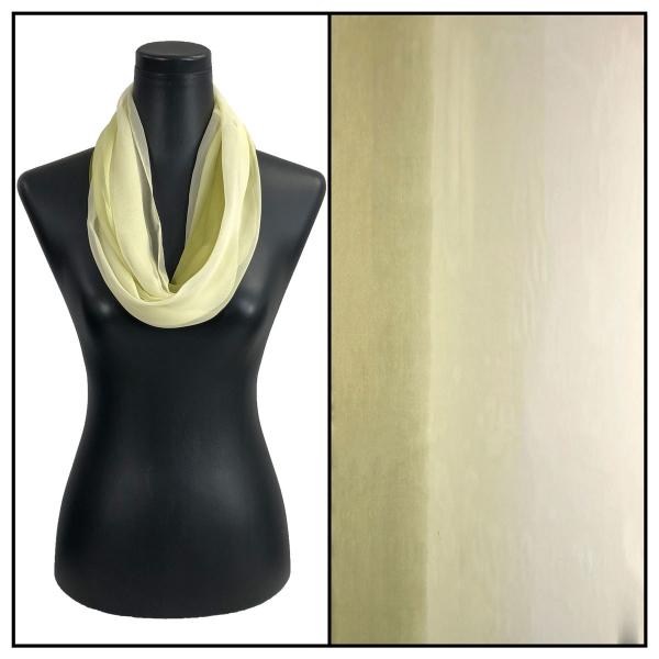Wholesale 2282 - Silky Dress Infinities TC12<br>Tri-Color - Avocado-Sage-Cream - 22