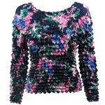 Floral Print on Navy