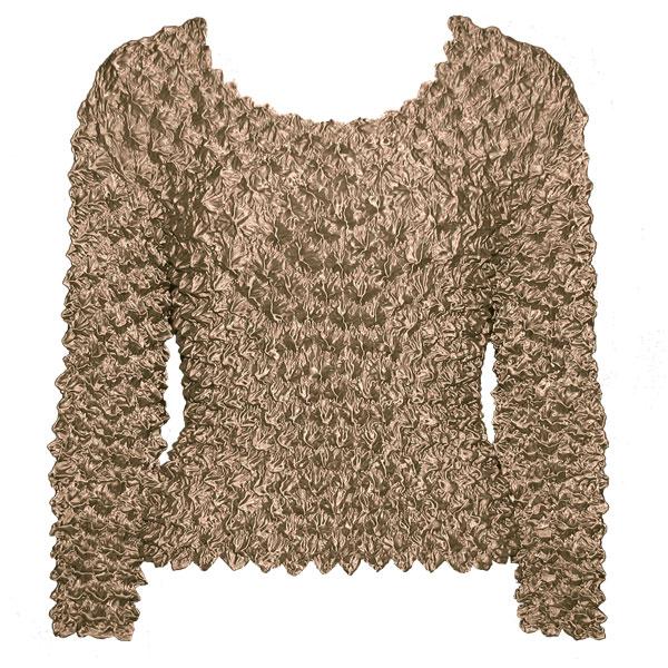 Wholesale 231 - Gourmet Popcorn - Long Sleeve Taupe - One Size Fits Most