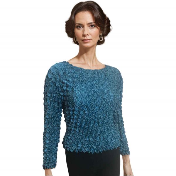 Wholesale 231 - Gourmet Popcorn - Long Sleeve Teal - One Size Fits Most