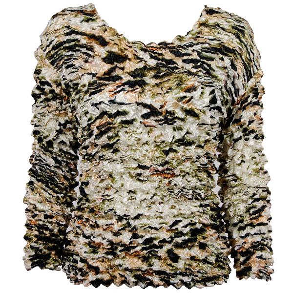 Wholesale 231 - Gourmet Popcorn - Long Sleeve Olive Leopard - One Size Fits Most