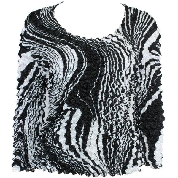 Wholesale 231 - Gourmet Popcorn - Long Sleeve Swirl Black-White - One Size Fits Most