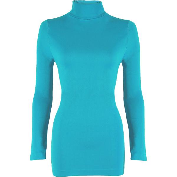 Wholesale 2441  - Magic Tummy Control SmoothWear Capris  Turquoise - 