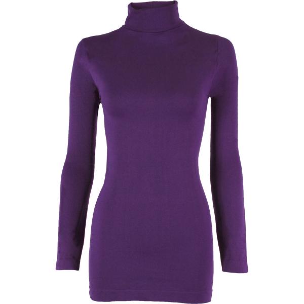 Wholesale Magic SmoothWear Long Sleeve Turtleneck Royal Purple - 