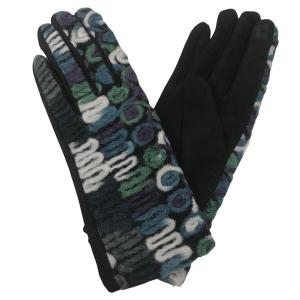 2390 - Touch Screen Smart Gloves SY02 - Yarn Design - One Size Fits Most