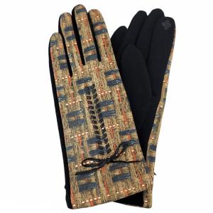 2390 - Touch Screen Smart Gloves 3012BE - Beige Multi<br>
Stitch Pattern Gloves
 - One Size Fits Most