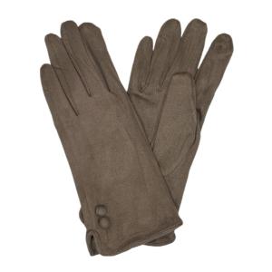 2390 - Touch Screen Smart Gloves SB1 - Taupe<br>
Two Button Detail - One Size Fits Most