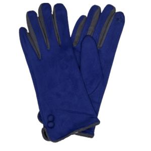 2390 - Touch Screen Smart Gloves SB - Royal<br> 
Two Button/Two Tone Design - One Size Fits Most