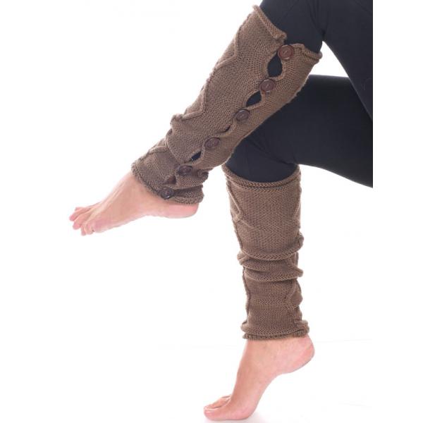 wholesale 5090 Six Button Leg Warmers Taupe-Brown Six Button Leg Warmer 5090 - 