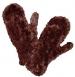 Dark Brown Magic Mittens