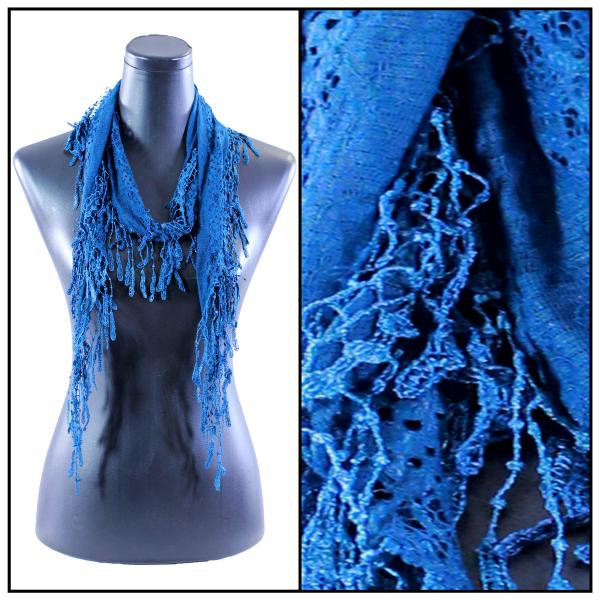 Wholesale 7776 - Victorian Lace Confetti Scarves Dark Teal #35 - 