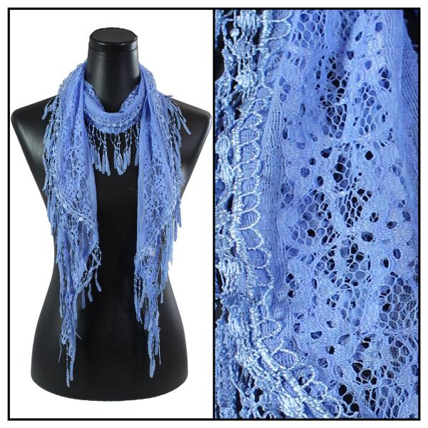 Wholesale 7776 - Victorian Lace Confetti Scarves Periwinkle #40 - 