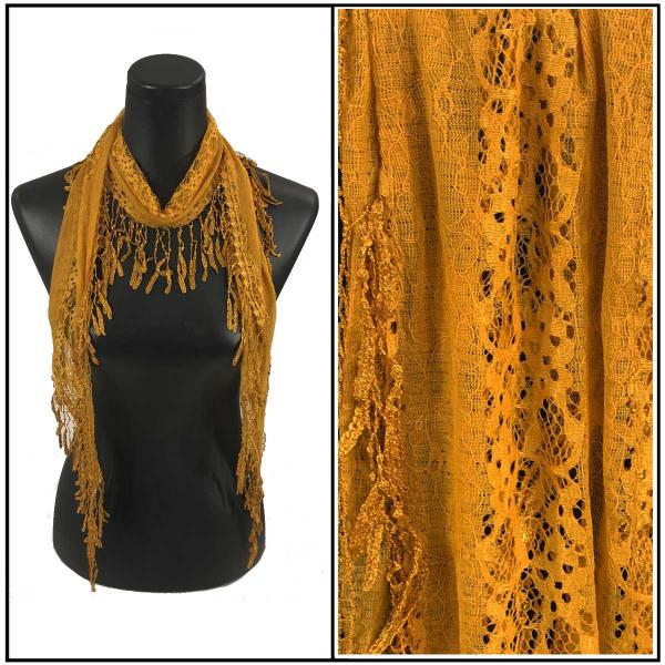Wholesale 7777 - Victorian Lace Infinity Scarves Mustard #47 - 