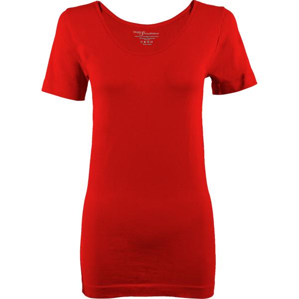 Wholesale 2476 - Magic SmoothWear Short Sleeve Red - 