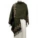 Paisley Border With Decoration - Green Tan Paisley Border With Decoration - Green Tan