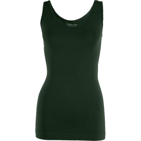 Wholesale 2819 - Magic SmoothWear Tanks and Sleeveless Tops Dark Hunter Green Tank - Slimming One Size Fits Most 