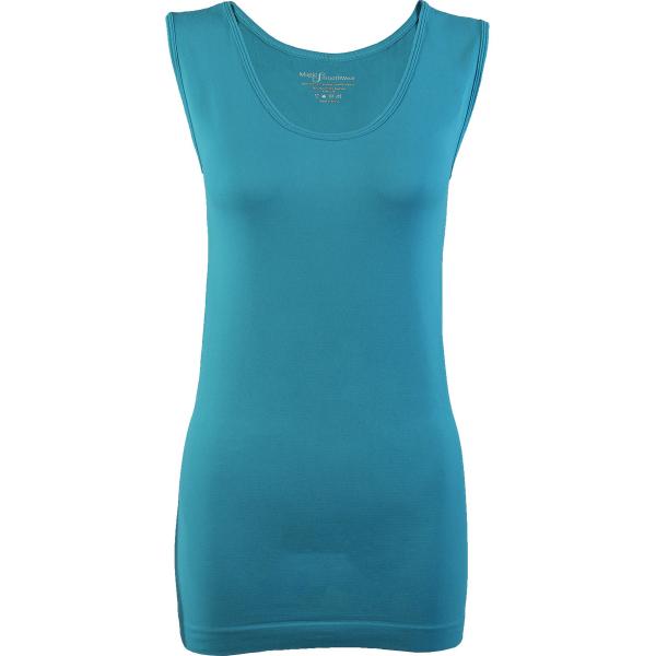 Wholesale 2819 - Magic SmoothWear Tanks and Sleeveless Tops Aqua - Slimming One Size Fits Most