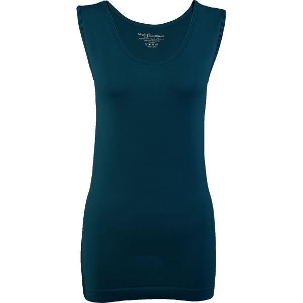 Wholesale 2819 - Magic SmoothWear Tanks and Sleeveless Tops Dark Teal - Slimming One Size Fits Most