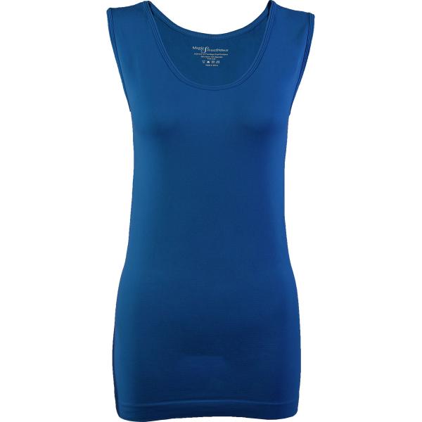 Wholesale 2819 - Magic SmoothWear Tanks and Sleeveless Tops Teal Blue - Slimming One Size Fits Most
