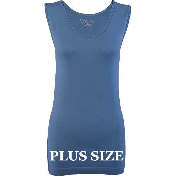 Wholesale 2820 - Magic SmoothWear 3/4 & Long Sleeve Denim Plus - Slimming Plus Size Fits (L-2X) 