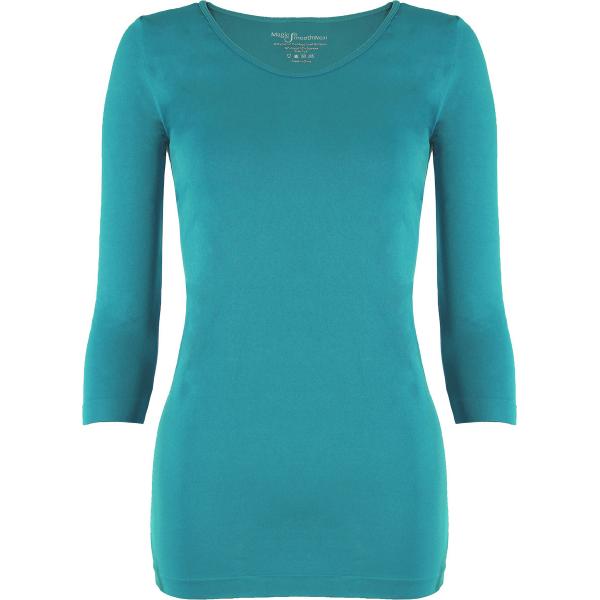 Wholesale 2820 - Magic SmoothWear 3/4 & Long Sleeve Teal Green - One Size Fits (S-XL) TQ
