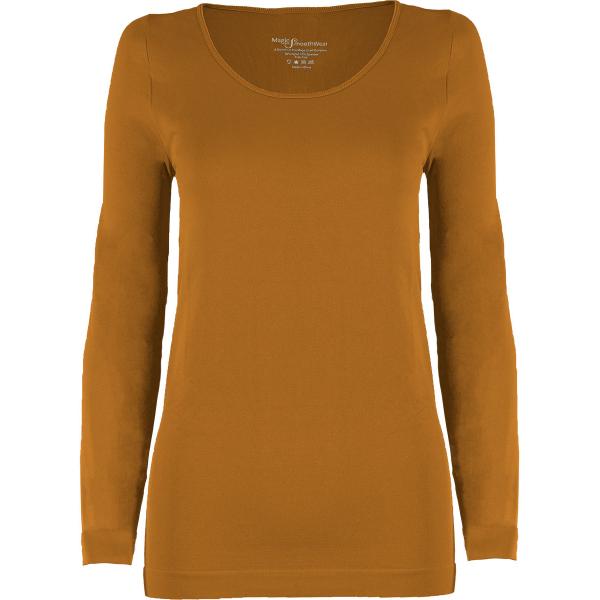 Wholesale 2820 - Magic SmoothWear 3/4 & Long Sleeve Copper - One Size Fits (S-XL) Long Sleeve