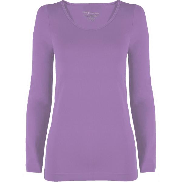 Wholesale 2819 - Magic SmoothWear Tanks and Sleeveless Tops Violet - One Size Fits (S-XL) Long Sleeve