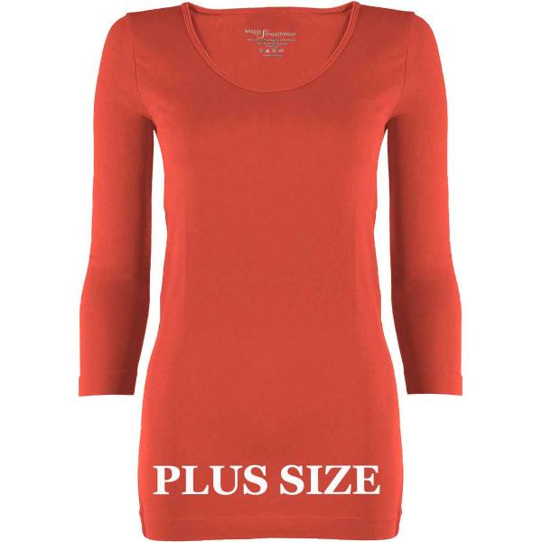Wholesale 2819 - Magic SmoothWear Tanks and Sleeveless Tops Coral Plus - Plus Size Fits (L-2X) TQ
