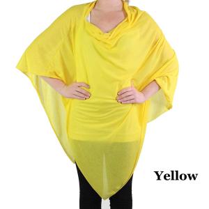 Wholesale 2869 - Jersey Knit Poncho Yellow - 