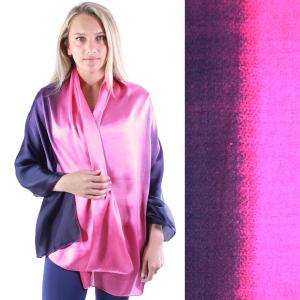 2995 - Boutique Charmeuse Shawls #35 Ombre Navy-Pink - 