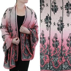 2995 - Boutique Charmeuse Shawls #50 Victorian Raspberry - 