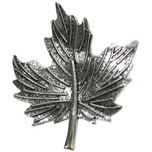2997 - Artful Design Magnetic Brooches 553 Silver Leaf - 2