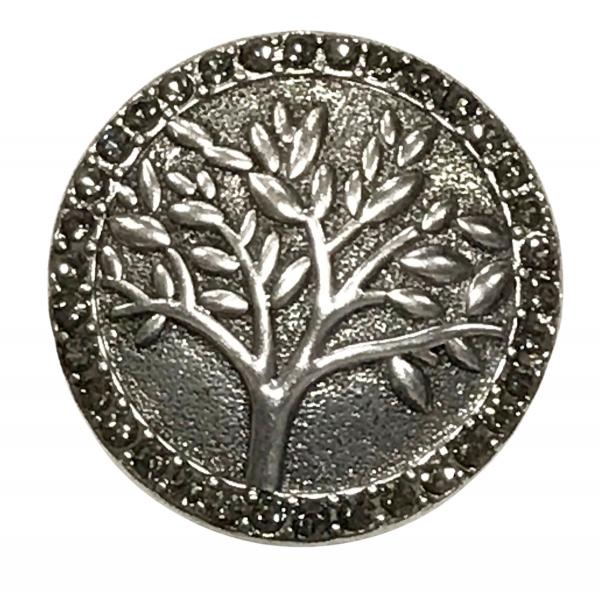 Wholesale 2997 - Artful Design Magnetic Brooches 593 Tree with Hematite Circle Magnetic Brooch 100 2/25 - 2