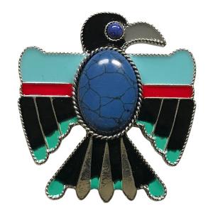 2997 - Artful Design Magnetic Brooches AD-002 - Southwest Thunderbird<br>
Artful Design Magnetic Brooch - 2.25