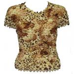 Gourmet Popcorn - Short Sleeve - Motif Butter-Brown Animal