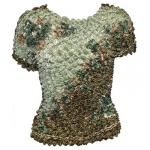 Camisas  manga corta de Popcorn gastr&Atilde;&sup3;nomo - Motif Diagonal Multi Green
