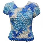 Camisas  manga corta de Popcorn gastr&Atilde;&sup3;nomo - Motif Multi Blue Leaves