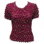 Camisas  manga corta de Popcorn gastr&Atilde;&sup3;nomo - Embroidered - Beet