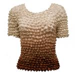 Camisas  manga corta de Popcorn gastr&Atilde;&sup3;nomo - Variegated Brown