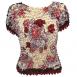 Motif Ivory-Maroon Floral Motif Ivory-Maroon Floral