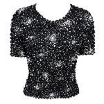 Gourmet Popcorn - Short Sleeve - Abstract Dots Black-White