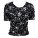 Abstract Dots Black-White 