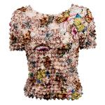 Camisas  manga corta de Popcorn gastr&Atilde;&sup3;nomo - Butterflies - Tan