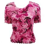 Camisas  manga corta de Popcorn gastr&Atilde;&sup3;nomo - Abstract Multi Pink