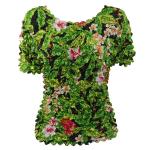 Camisas  manga corta de Popcorn gastr&Atilde;&sup3;nomo - Tropical Floral - Green