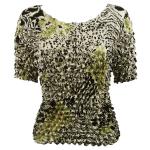 Camisas  manga corta de Popcorn gastr&Atilde;&sup3;nomo - Reptile Floral - Green