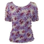 Camisas  manga corta de Popcorn gastr&Atilde;&sup3;nomo - Multi Purple Flowers