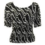 Camisas  manga corta de Popcorn gastr&Atilde;&sup3;nomo - Ribbon Black-White