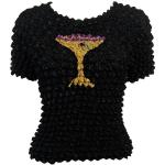Gourmet Popcorn - Short Sleeve - Applique - Martini Glass