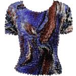 Gourmet Popcorn - Short Sleeve - Giraffe Purple-Brown